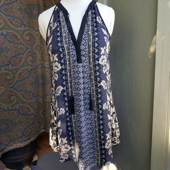 ASTR the Label Dresses & Skirts - Revolve ASTR halter tassel-tie tunic dress Small